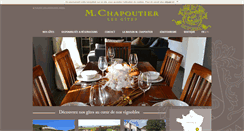 Desktop Screenshot of chapoutier-gites.com